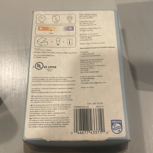 Philips hue lux smart light bulb open box - Picture 3 of 3